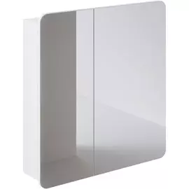 зеркальный шкаф итана анкона 75 750х150х790 (белый глянец)