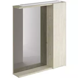 шкаф зеркало итана мишель 65 650х150х750 правое (сосна)