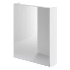 шкаф-зеркало итана nais 70 680х150х800 белый матовый soft touch