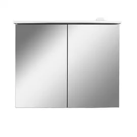 шкаф-зеркало с led-подсветкой am.pm spirit 2.0 80см m70amcx0801wg белый