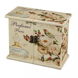 Шкатулка для украшений АРОМАТЫ ПАРИЖА 20*10*16см 706-207