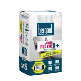 шпаклевка полимерная финишная bergauf finish polymer +, 25 кг