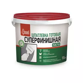 шпатлевка готовая старатели суперфинишная 15кг