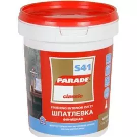 Шпатлевка PARADE S41 10л финишая супербелая