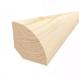 штапик полукруг 15х15х1000 мм экстра хвоя