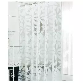 штора для ванной 180*200см pvc lotus primanova поливинилхлорид, прозрачный d-20439