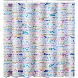 штора для ванной 180х180см bath белая