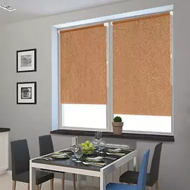 штора рулонная 7652 100*175см фрост коричневый