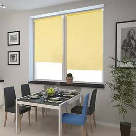 штора рулонная 7653 100*175см фрост желтый