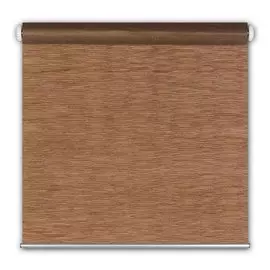 Штора рулонная 80*175см Сизаль 3D кофейный