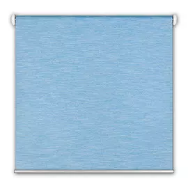 Штора рулонная blackout 60*175см Штрих голубой