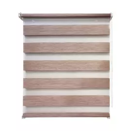 Штора рулонная День-Ночь 50х160см Канзас, какао