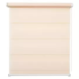 штора рулонная день-ночь 8927 канзас 050*160см персиковый