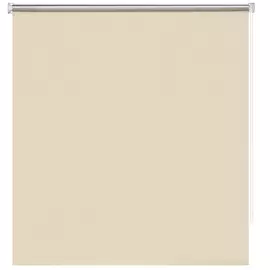 штора рулонная мини блэкаут плайн кремово-бежевый 60х160
