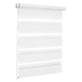 штора рулонная мини день-ночь 80х170см белый 400501080