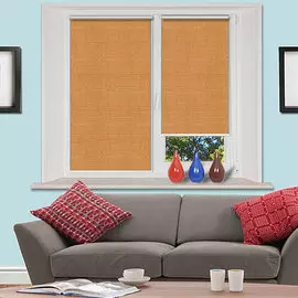 Штора рулонная МИНИ Тэфи (оранжевый) 65*180