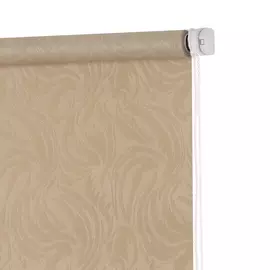 штора рулонная мини волнистые узоры 40х160см желтый