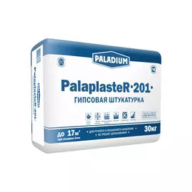 штукатурка гипсовая белая paladium palaplaster-201, 30 кг