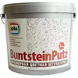 Штукатурка мраморная JOBI Buntstelnputz 20кг №65 1,2мм