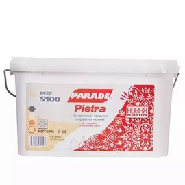 штукатурка parade s100 янтарь 7кг