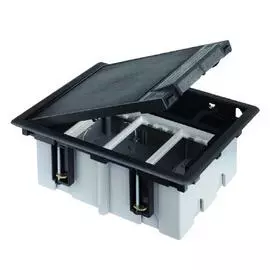 Simon Connect Графит Люк на 3 S модуля. Глубина 70 мм