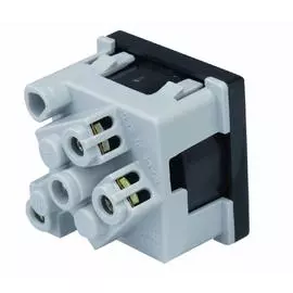 Simon Connect Графит Розетка 2к+з Schuko, 45х45мм