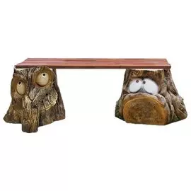 Скамейка /2 пенька + лавка/50*40*110см F07028