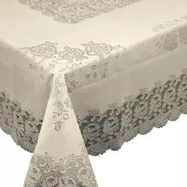 скатерть ажурная 140х200см беж. victoria прям.