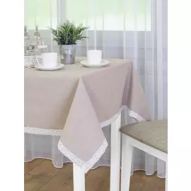 скатерть пикамо 140*160см т w1935 v72304 бежевый