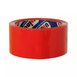 скотч упаковочный 48мм*66м unibob600 красный 28720