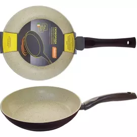 Сковорода d=24см MP-24 Mallony алюминиевая с мраморным антиприг-м покр-ем, индукция, штамповка 00119