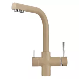 смеситель для кухни однорычажный granula 2015 песок