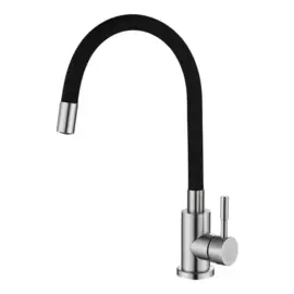 смеситель для кухни однорычажный melana elastico 610401b