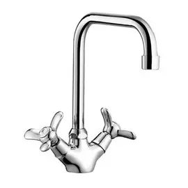 смеситель для кухни вентильный rossinka q02-72 излив 260мм