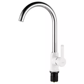 смеситель для кухни рычажный esko sorrento white sr 519w