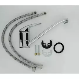 смеситель для кухни рычажный клевер nega ng 05