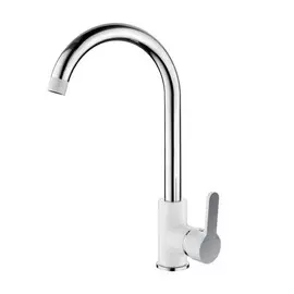 смеситель для кухни однорычажный snow sw519 r-излив