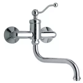 смеситель для умывальника рычажный paini duomo настенный 88cr501