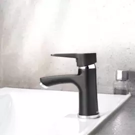 смеситель для умывальника рычажный рмс sl77bl-001f