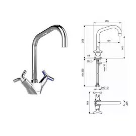 Смеситель для умывальника VIDIMA Тринити