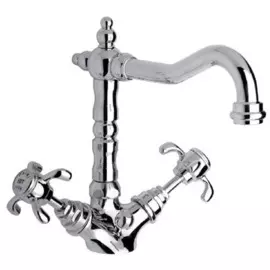 смеситель для умывальника вентильный paini ornellaia 87cr250b