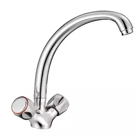 смеситель для умывальника вентильный клевер zvezda zv 26