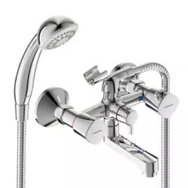 смеситель для ванны/душа вентильный вентильный vidima quadro ba344aa