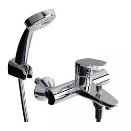 смеситель для ванны однорычажный bravat drop f64898c-b