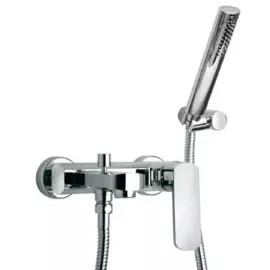 смеситель для ванны рычажный paini ovo с акс 86cr1052skm