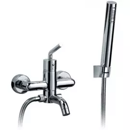 смеситель для ванны рычажный paini pixel с акс 81cr100newkm