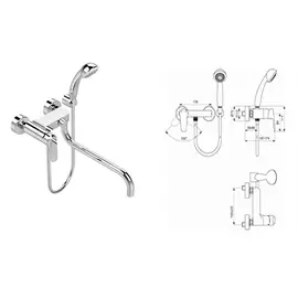 Смеситель для ванны VIDIMA Баланс