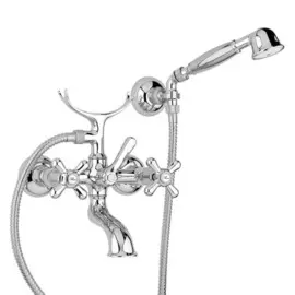 смеситель для ванны вентильный paini liberty с акс 17cr105km