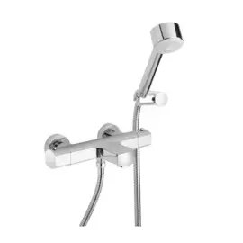 смеситель для ванны вентильный paini ovo с термостатом и акс 86cr105thkm