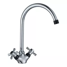 смеситель для кухни вентильный decoroom dr46028-black